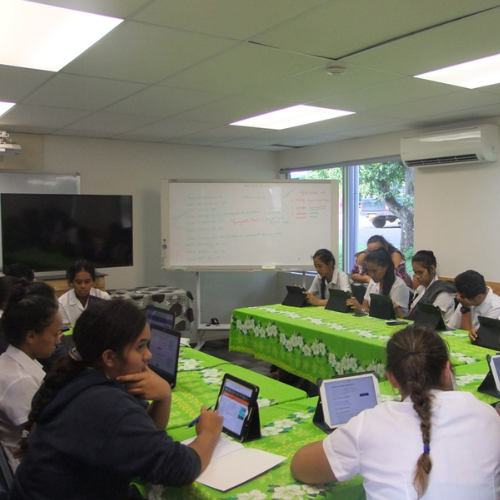 indoor learning environment technology in the cook islands education